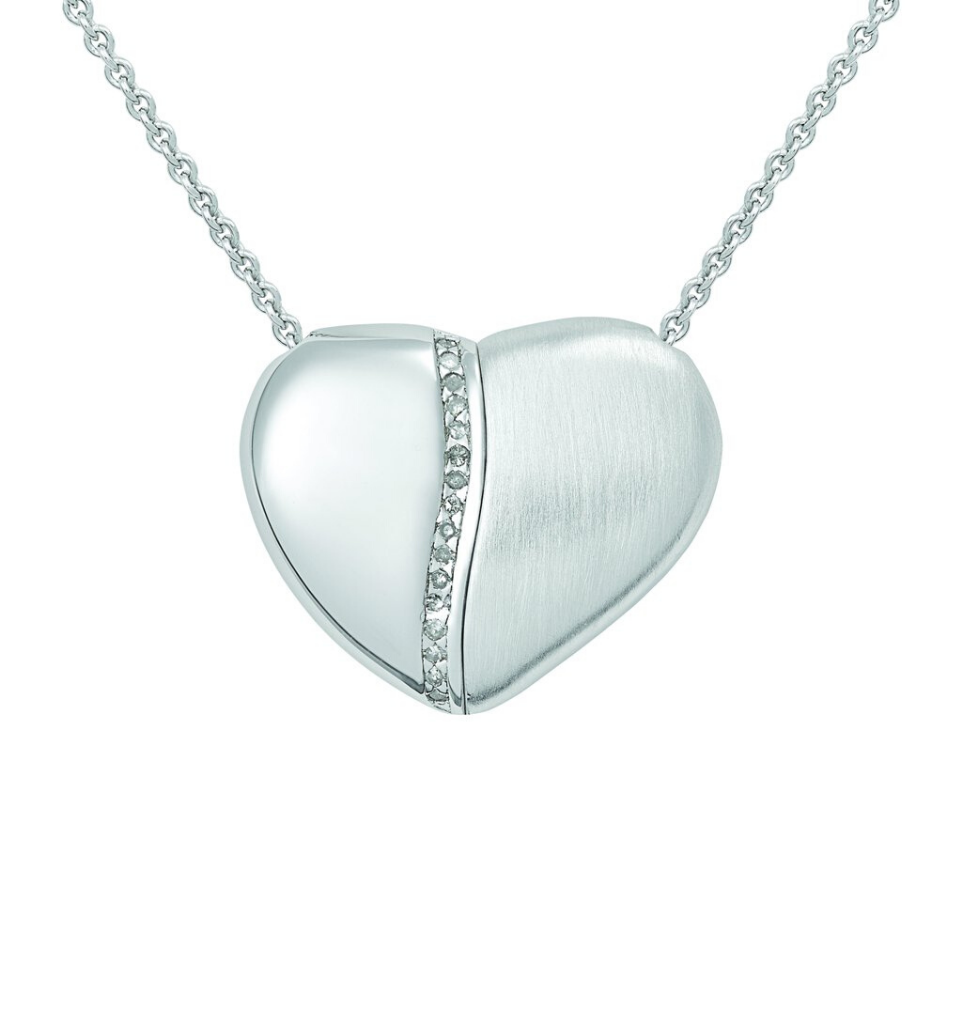 Petra Azar - No Greater Love - Magnetic Sterling Silver Necklace 