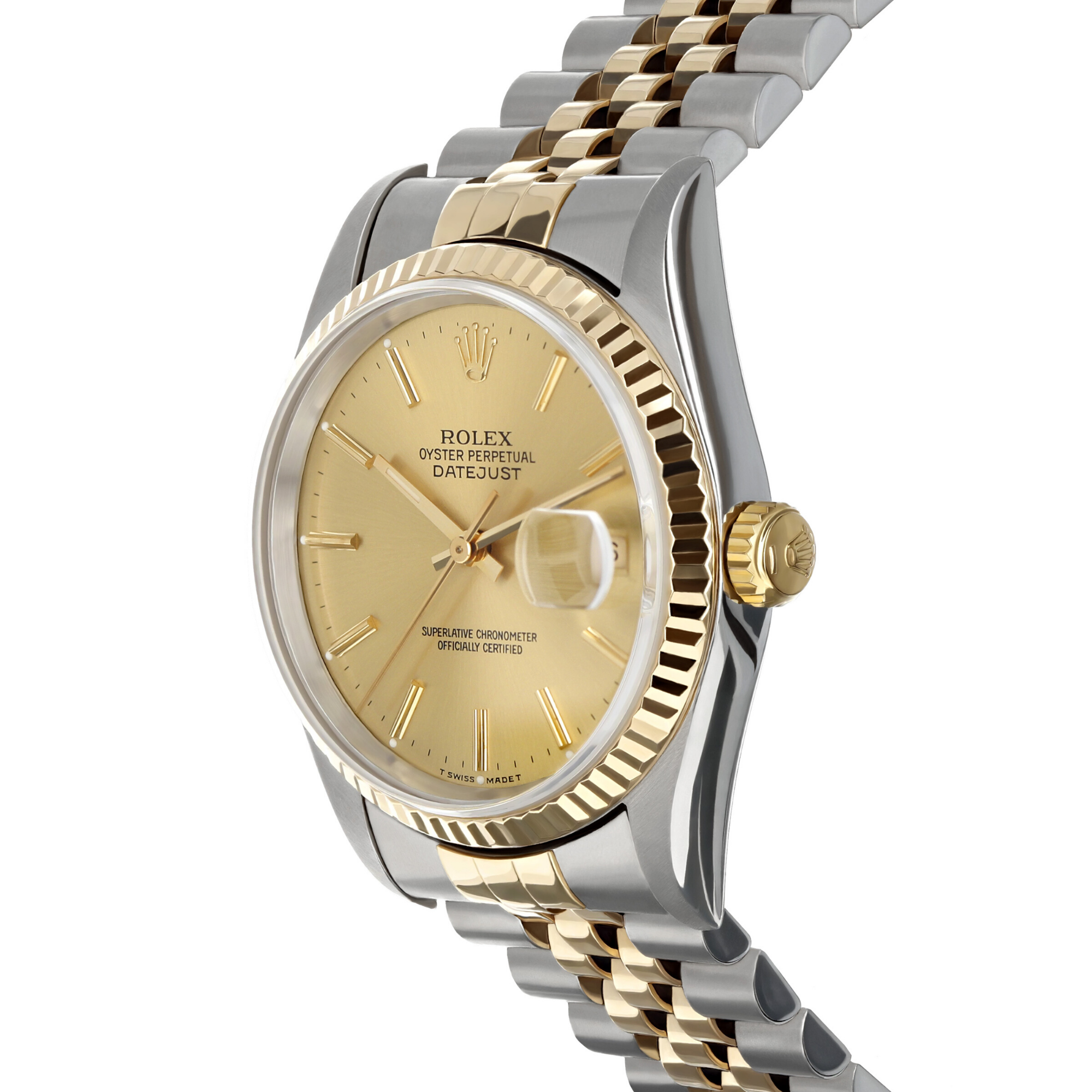Men's Pre-Owned Rolex Two Tone Datejust 