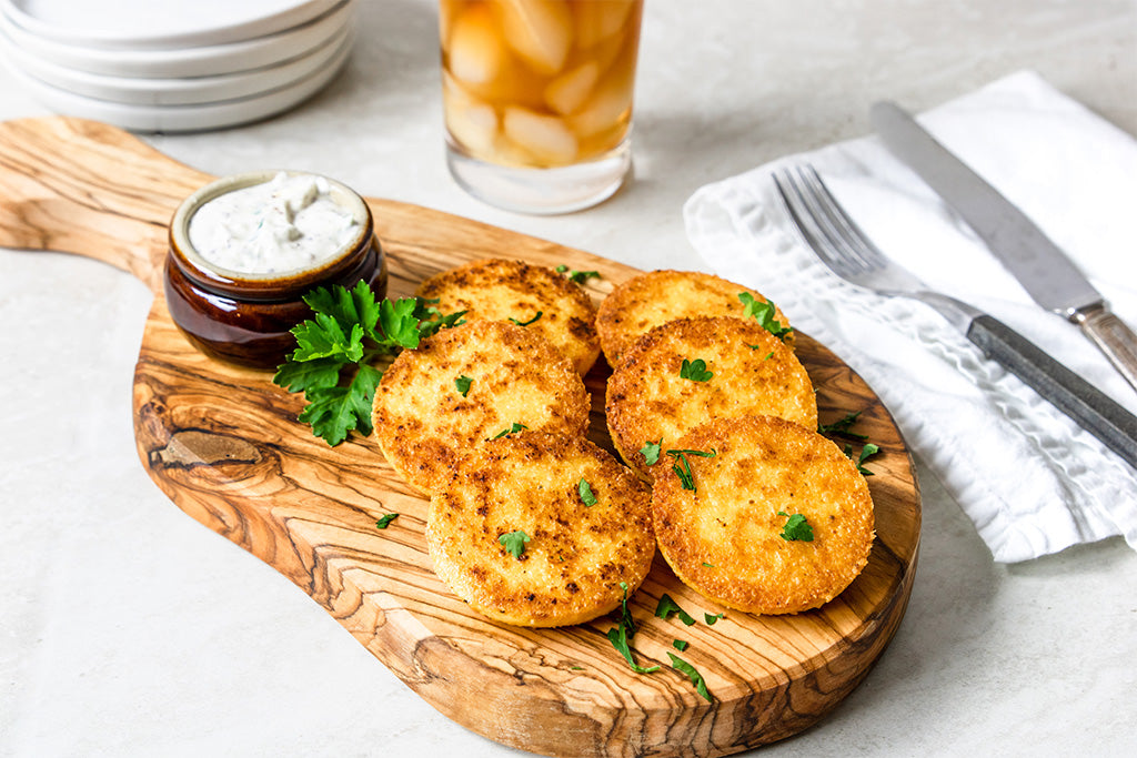 Cheddar Cheese Grit Cakes HouseAutry