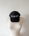 The Burgh Trucker Hat - Black/White