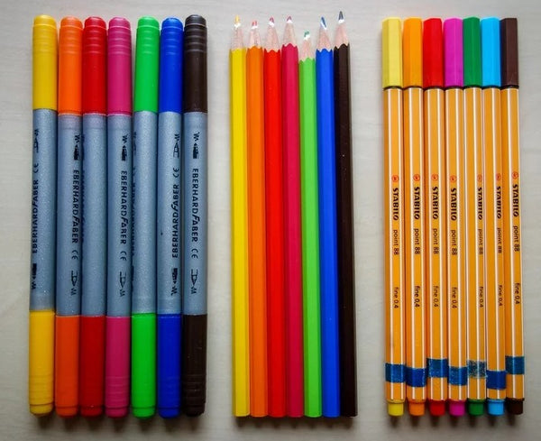 coloriage feutre crayon hibou