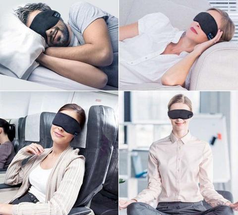 Máscara de Dormir SLEEPBAND com Fone de Ouvido Bluetooth Integrado - Loja Comprazz