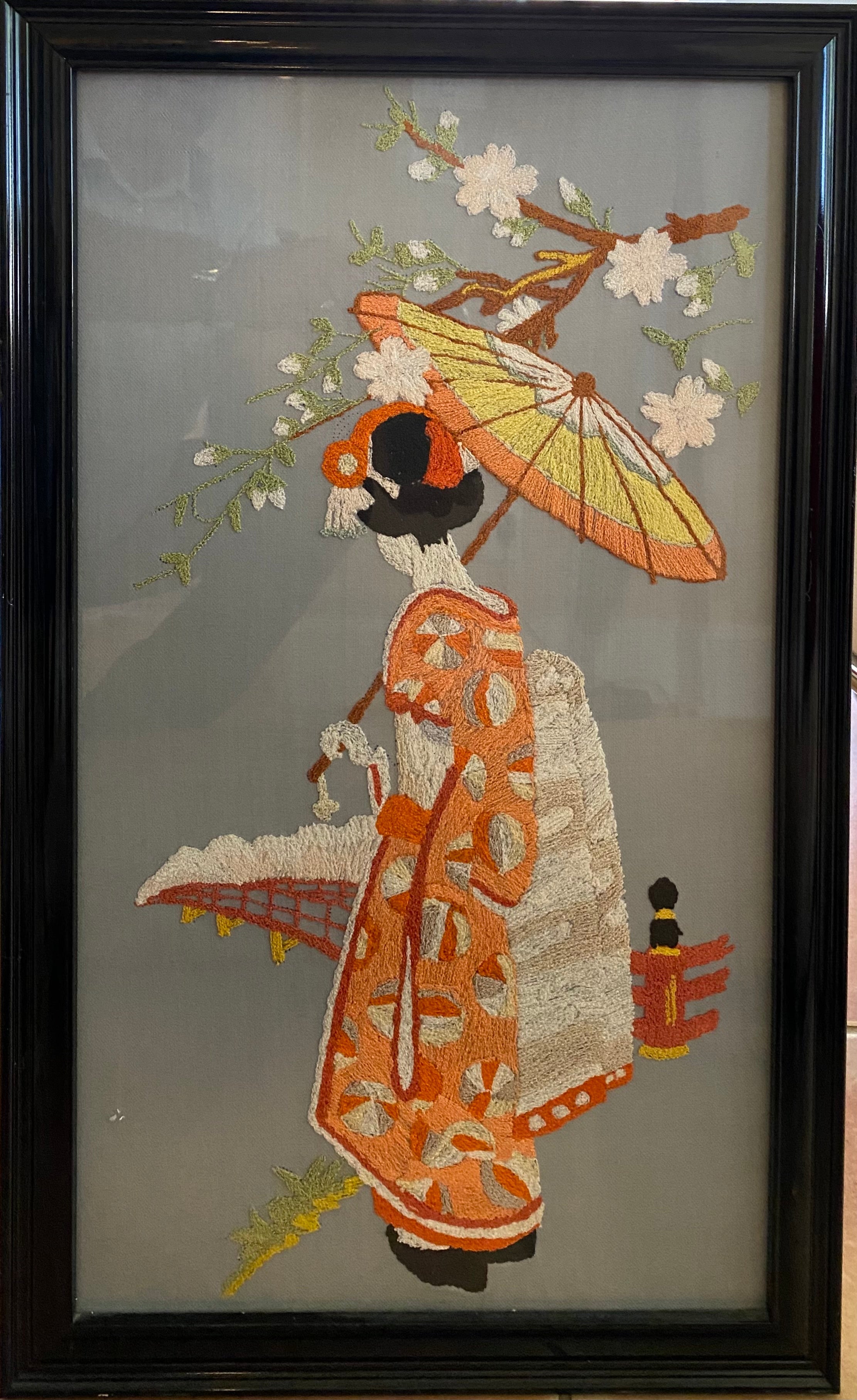 Japanese Painting Best Wall Art Geisha Watercolor Painting 1