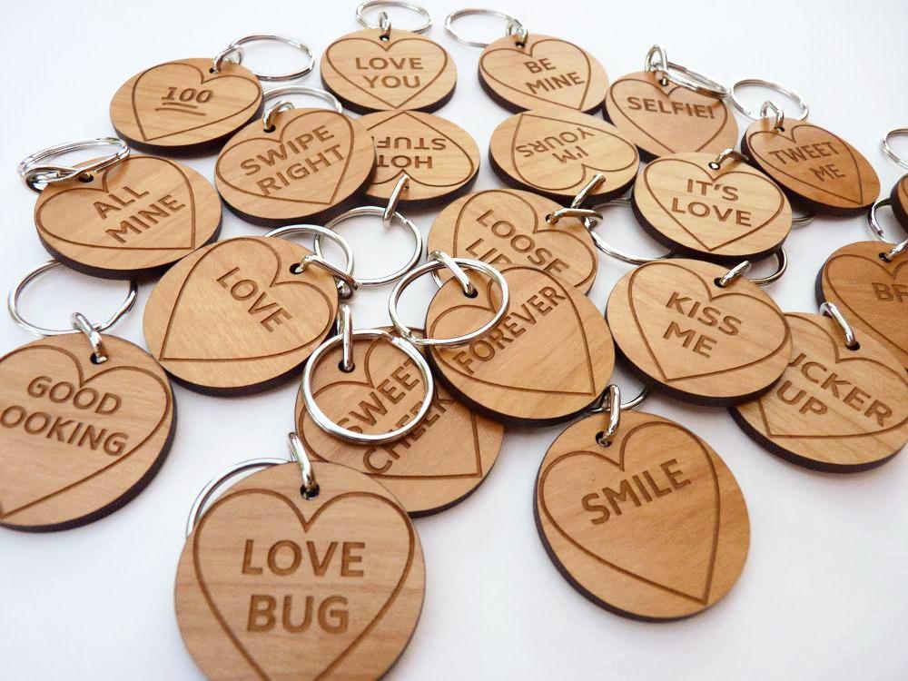 keyrings for wedding favours