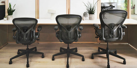 3 Herman Miller Aeron chairs