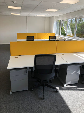 used office desks and chairs in Islington office, delivered by Kings Office Furniture