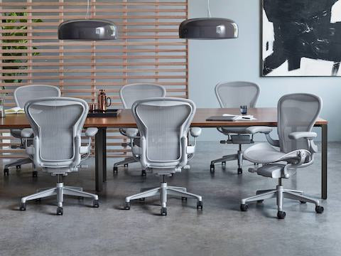 Herman Miller Aeron chairs in London office