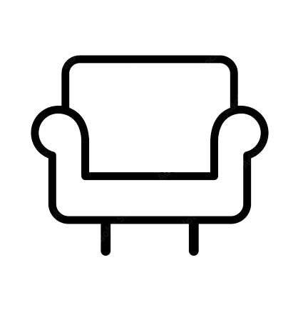 second hand reception chair icon