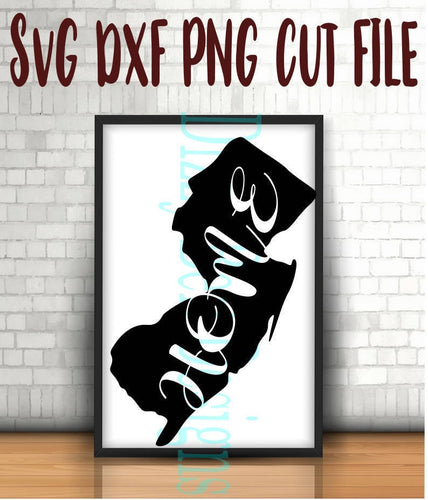 New Jersey State SVG Cut File