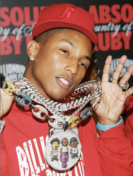 Pharrell Williams 1 Milion dollar chain 