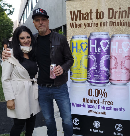 from Star Trek Actor - Jason Matthew Smith enjoying H2O Sonoma Soft Seltzer with 0.0% Zero Alcohol