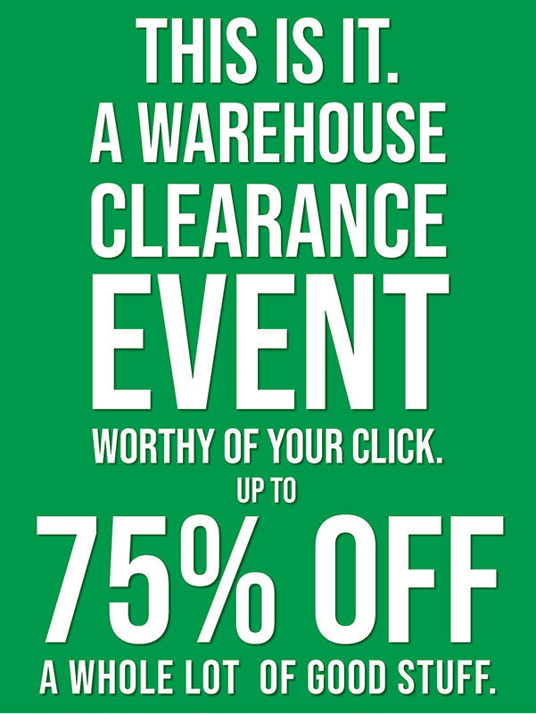 Warehouse Clearance Event