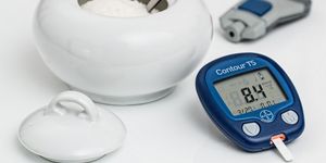 Diabetes themapagina Glucosemeter