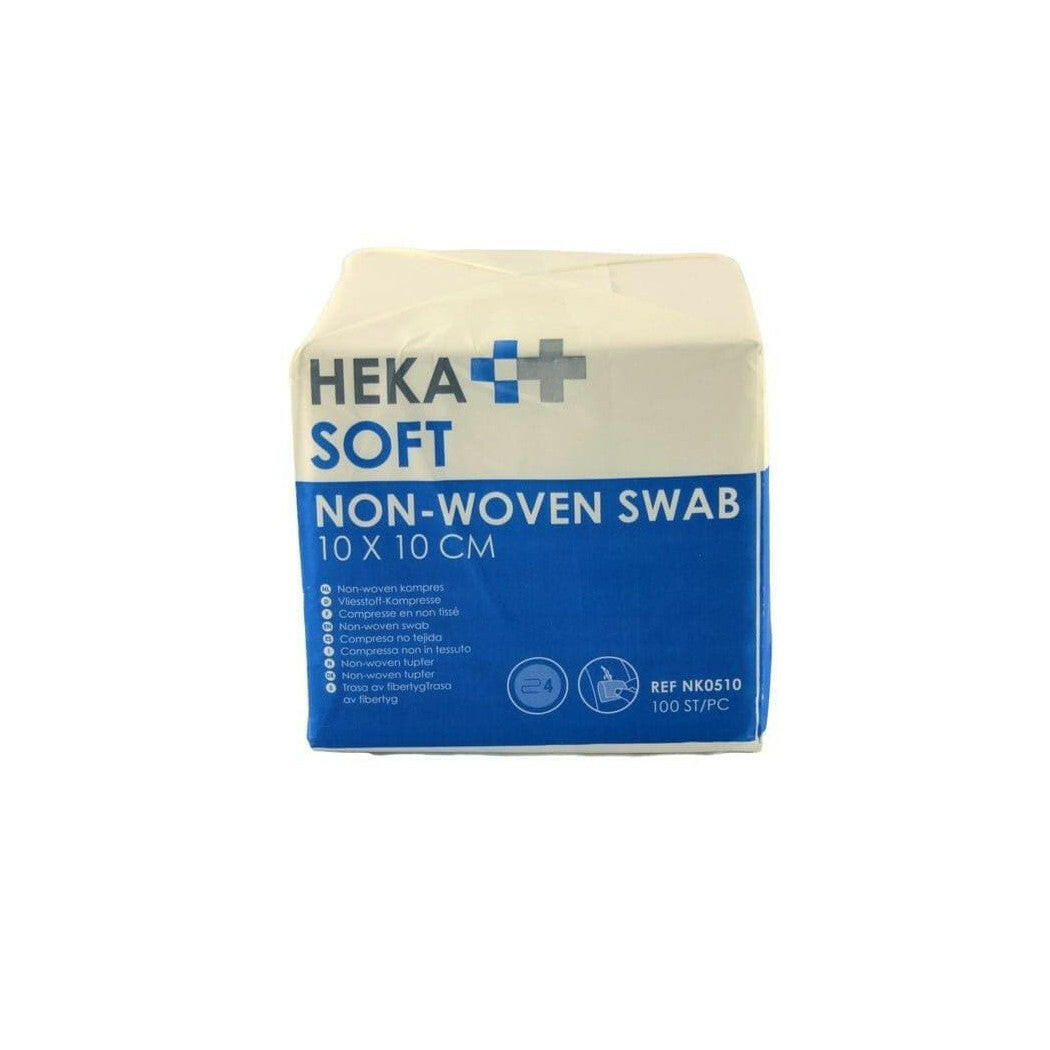 deken In zicht uitslag HEKA niet-steriele gaasjes 10 x 10 cm (100stuks) - Shopvoorgezondheid