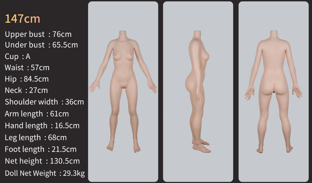 Zelex Silicone Real Doll 147 cm body Docklandet Sexdockor