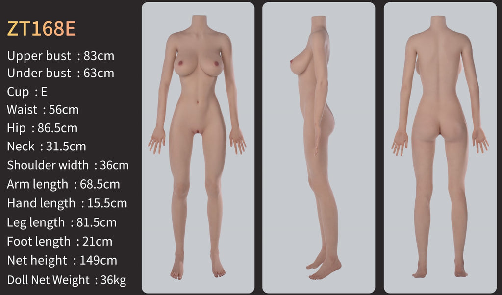 Zeina seksinukke (ZEX 168cm E-cup GE111-1 TPE+silikoni)