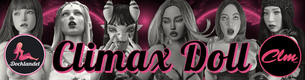 Climax Doll sexdockor. Sexdocka av silikon eller TPE från märket Climax Doll. På bilden syns 6 olika dockor från Climax Doll. Docklandet är officiell distributör för Climax Doll i Sverige. Vi har flera Climax Doll's i lager för snabb leverans. Climax Doll's dockor är av högsta kvalitet och finns i många olika storlekar och stilar.