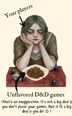 DnD player not looking very excited to eat a D&D game that is bland and without flavor