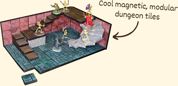 A super smooth plug leading to my store where you can buy magnetic D&D dungeon tiles