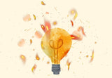 AI DM Tools -  a lightbulb sparking up to show new ideas generated by world building with Chat GPT