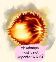 a helpful sorcerer accidentally casting a fireball on all the DM's session prep