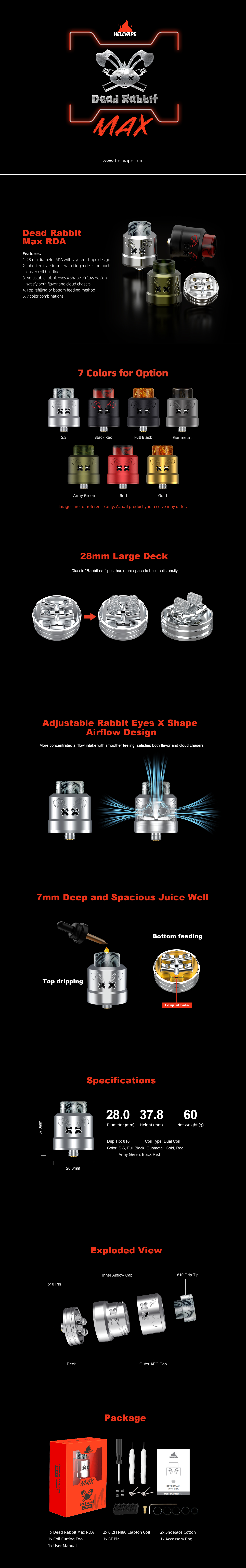 Hellvape Dead Rabbit MAX RDA - ECIGONE