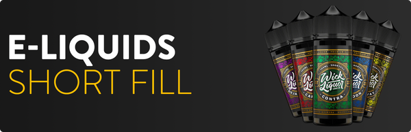 Shortfill E-Liquids - Shortfills are nicotine free vape e-liquids that come in larger bottles and has around 80% volume in it. You can vape nicotine free liquid, or add nicotine shots to reach the desired nicotine strength level.