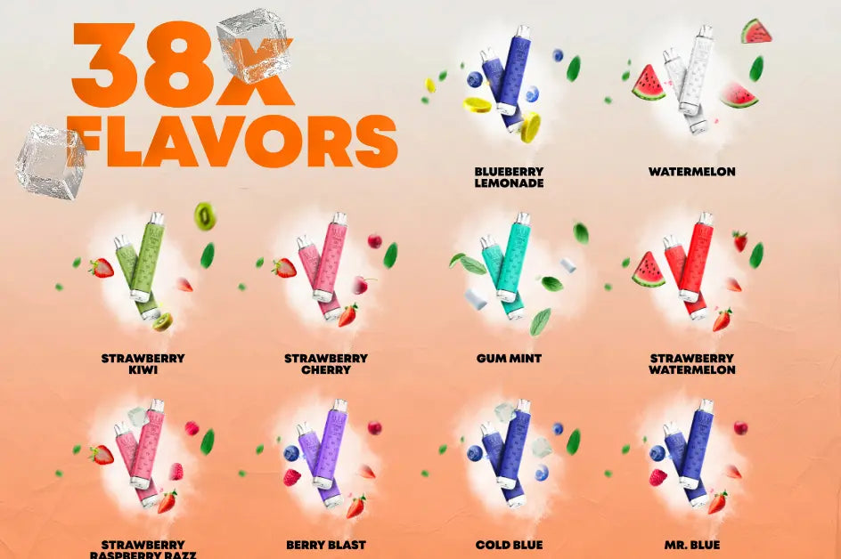 38 Fruity Al Fakher Flavours for the Al Fakher Crown Bar Pods