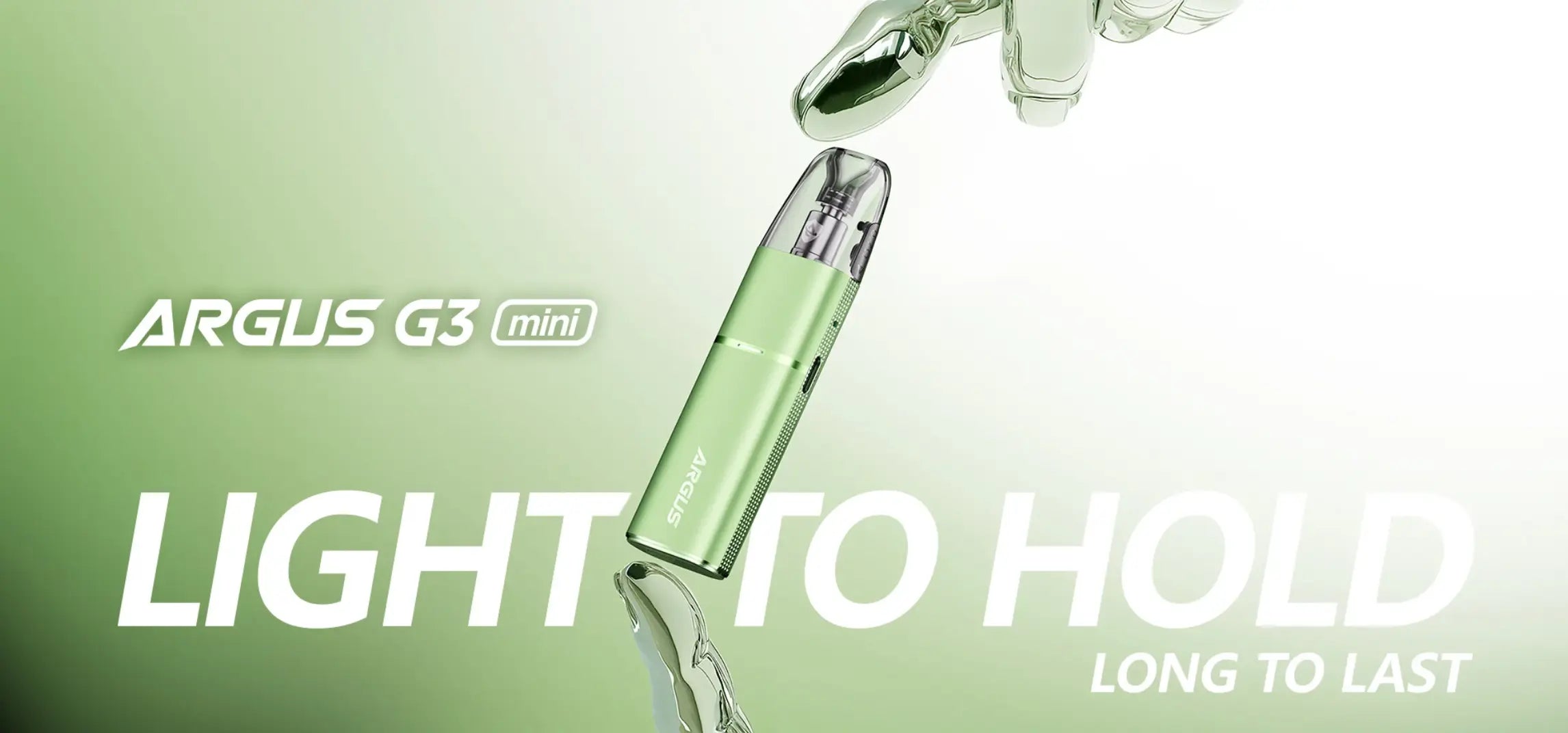 Voopoo Argus G3 Mini with a lightweight and durable pod kit design