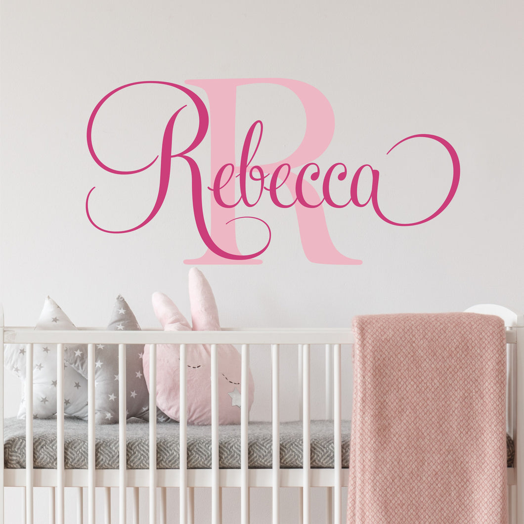 Personalized Name Wall Decal – Sticky Wall Vinyl Llc