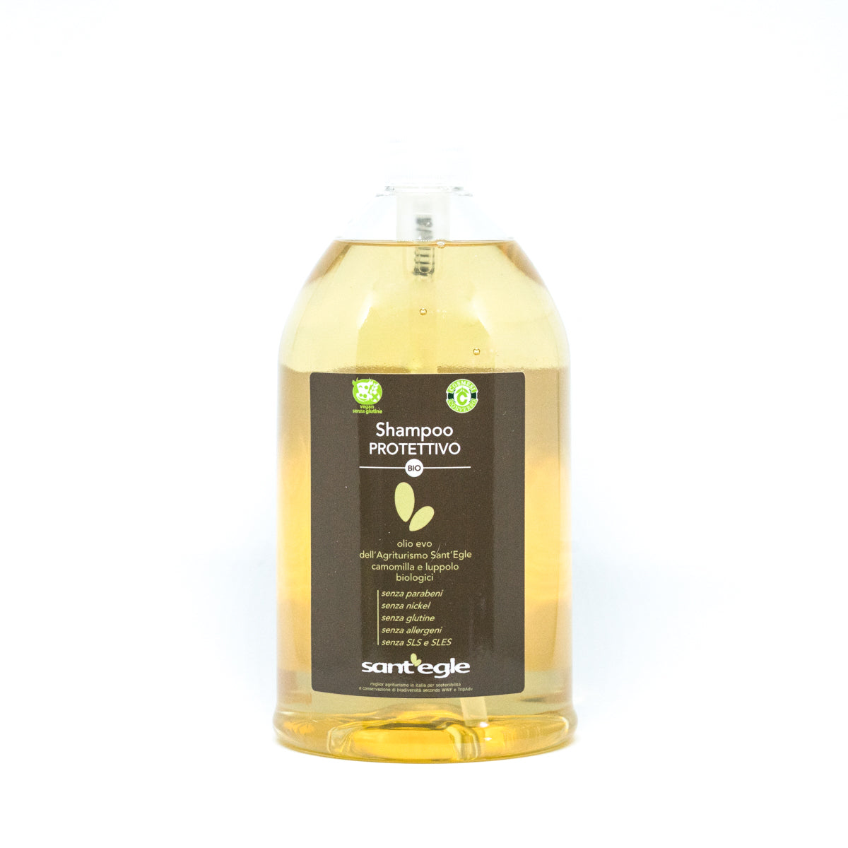 Shampoo biologico con olio extravergine d'oliova, 1lt | Agriturismo ...