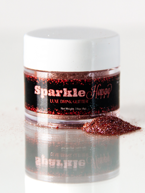 Sparkle Happy Luxe Drink Glitter - Rosy Sunset