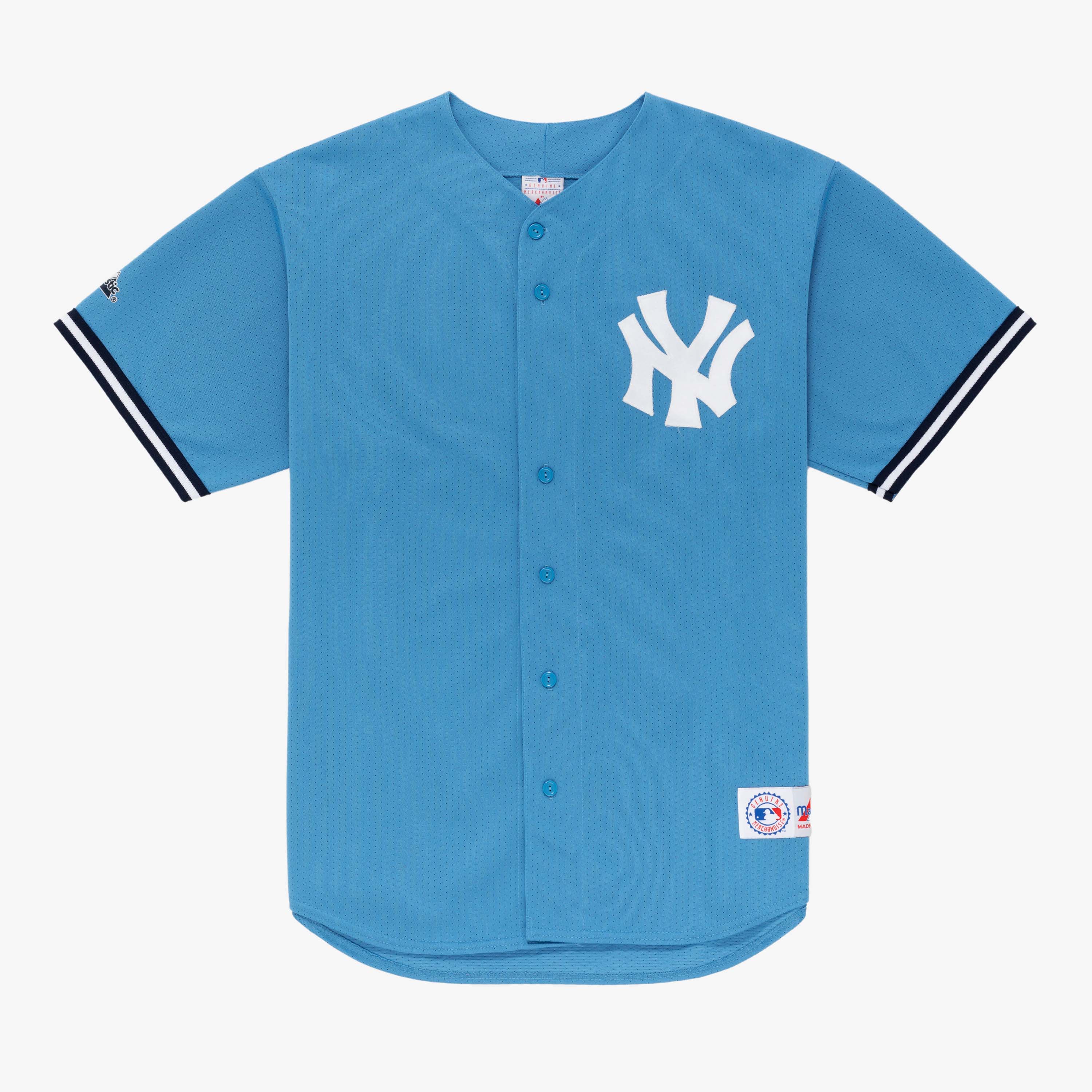 New York Yankees Vintage Russell Athletic Pinstripe Lime Green