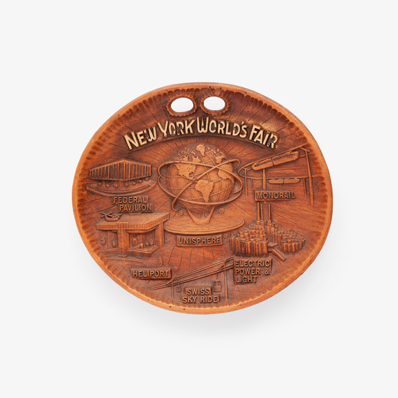 Vintage NYWF Wood Tray