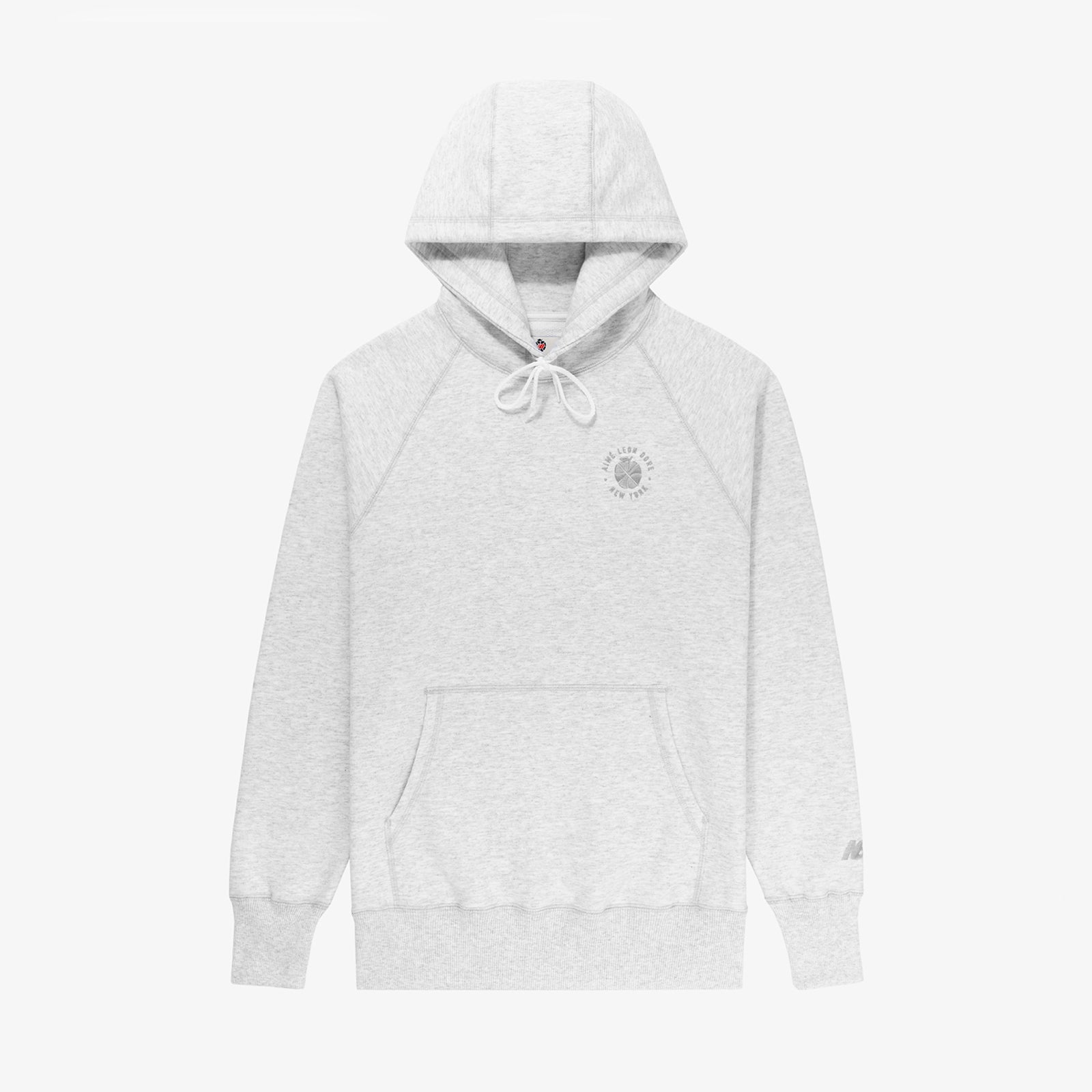 new balance hoodie white