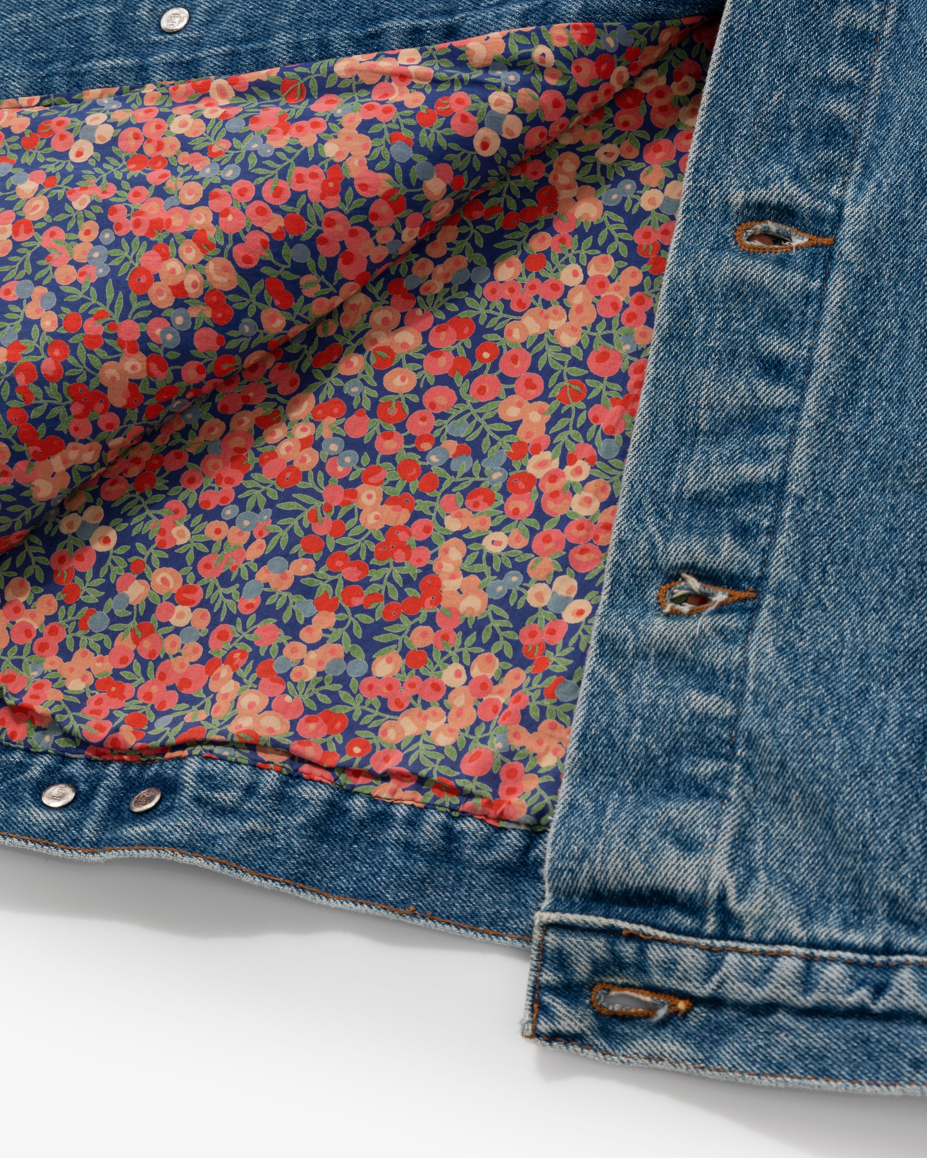 Vintage】Levi's × LIBERTY デニムジャケット 中綿-