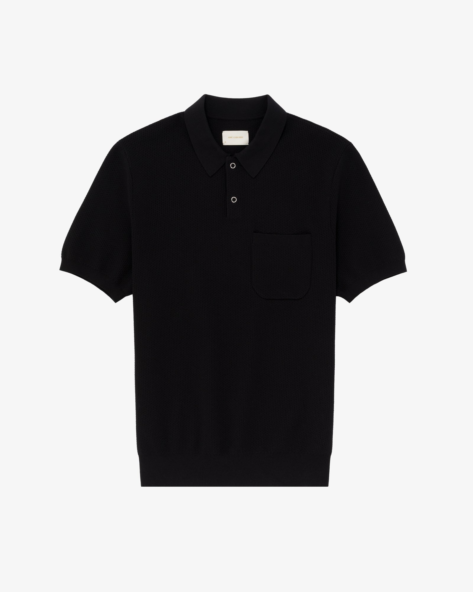 Short-Sleeve Knit Polo