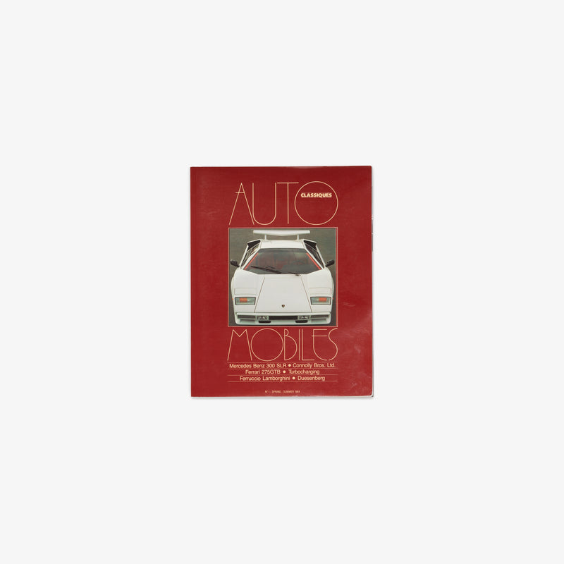 Automobiles Classiques. No. 1 Book