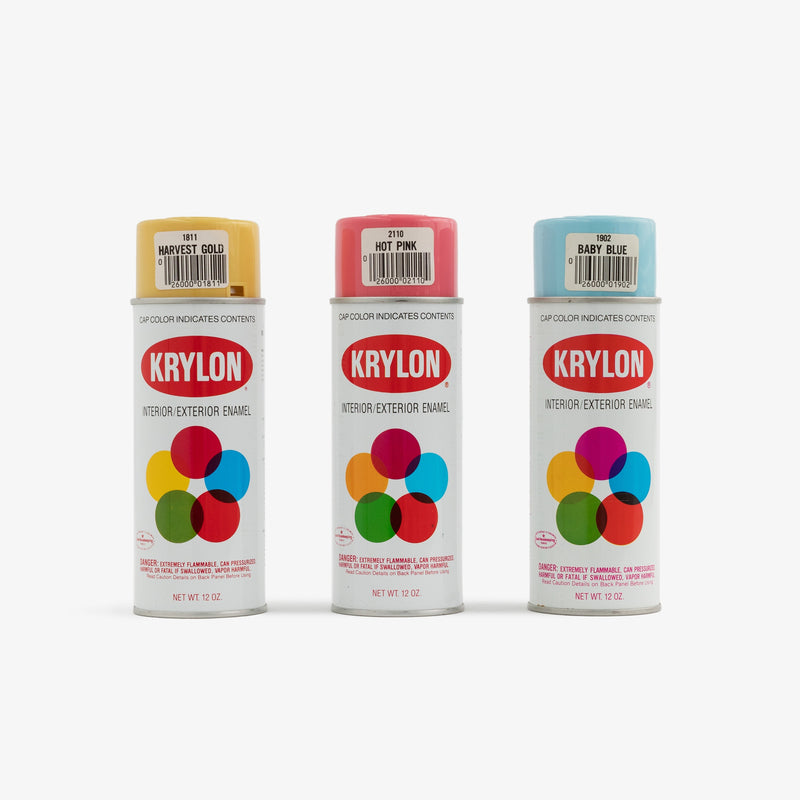 Krylon Bundle (Baby Blue, Harvest Gold, Hot Pink) - Set of 3