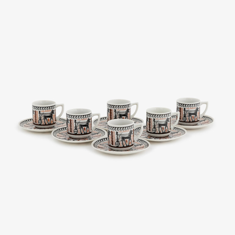 Greek Demitasse Cups - Set of 6