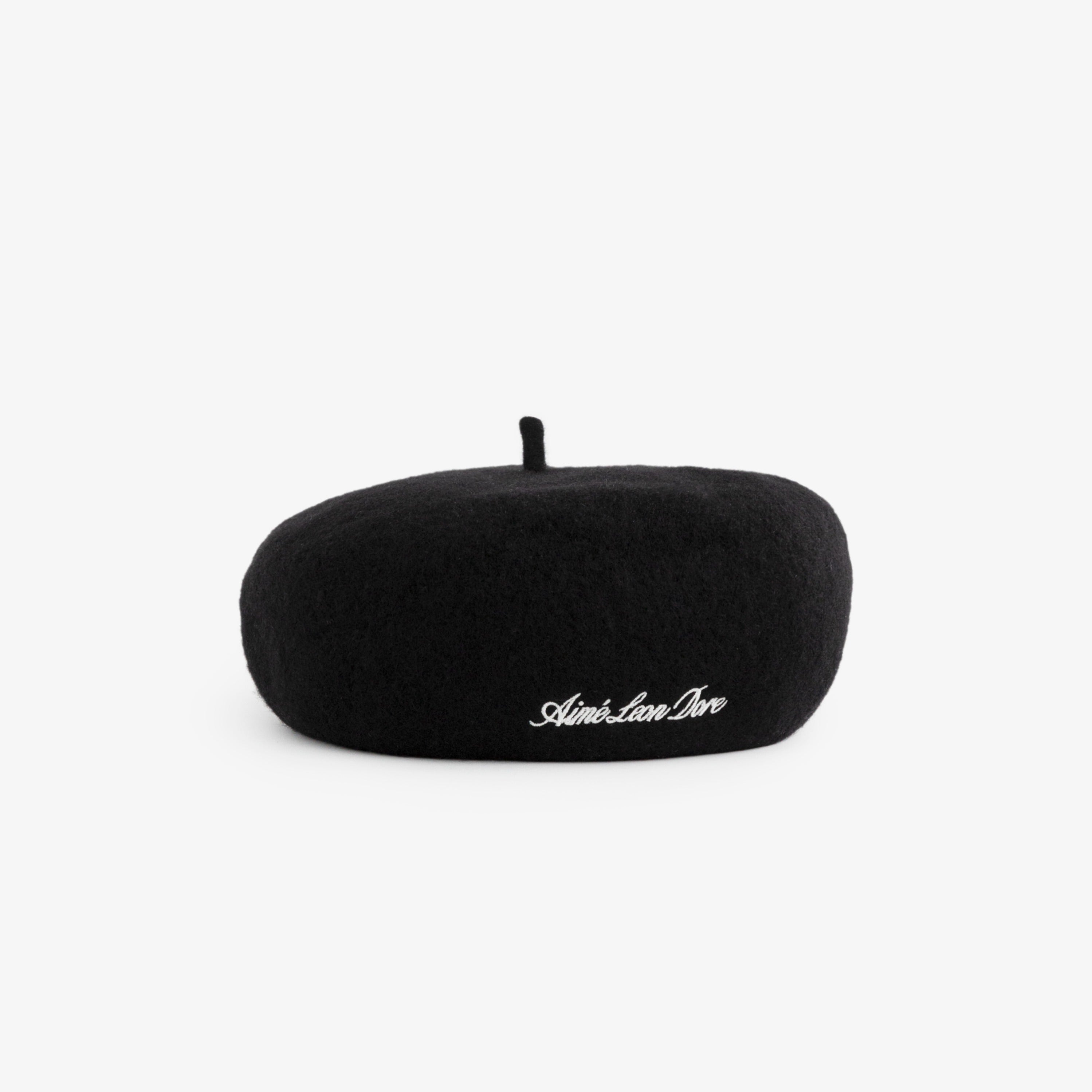 AIME LEON DORE BERET ベレー帽 ブラック-