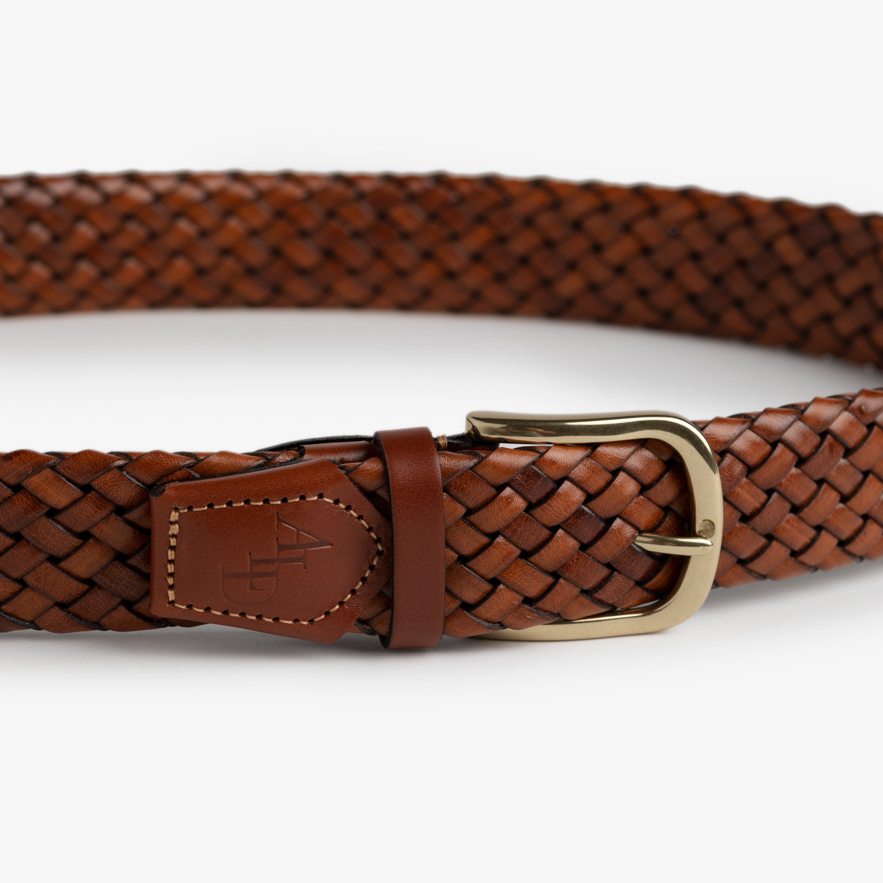 Braided Leather Belt