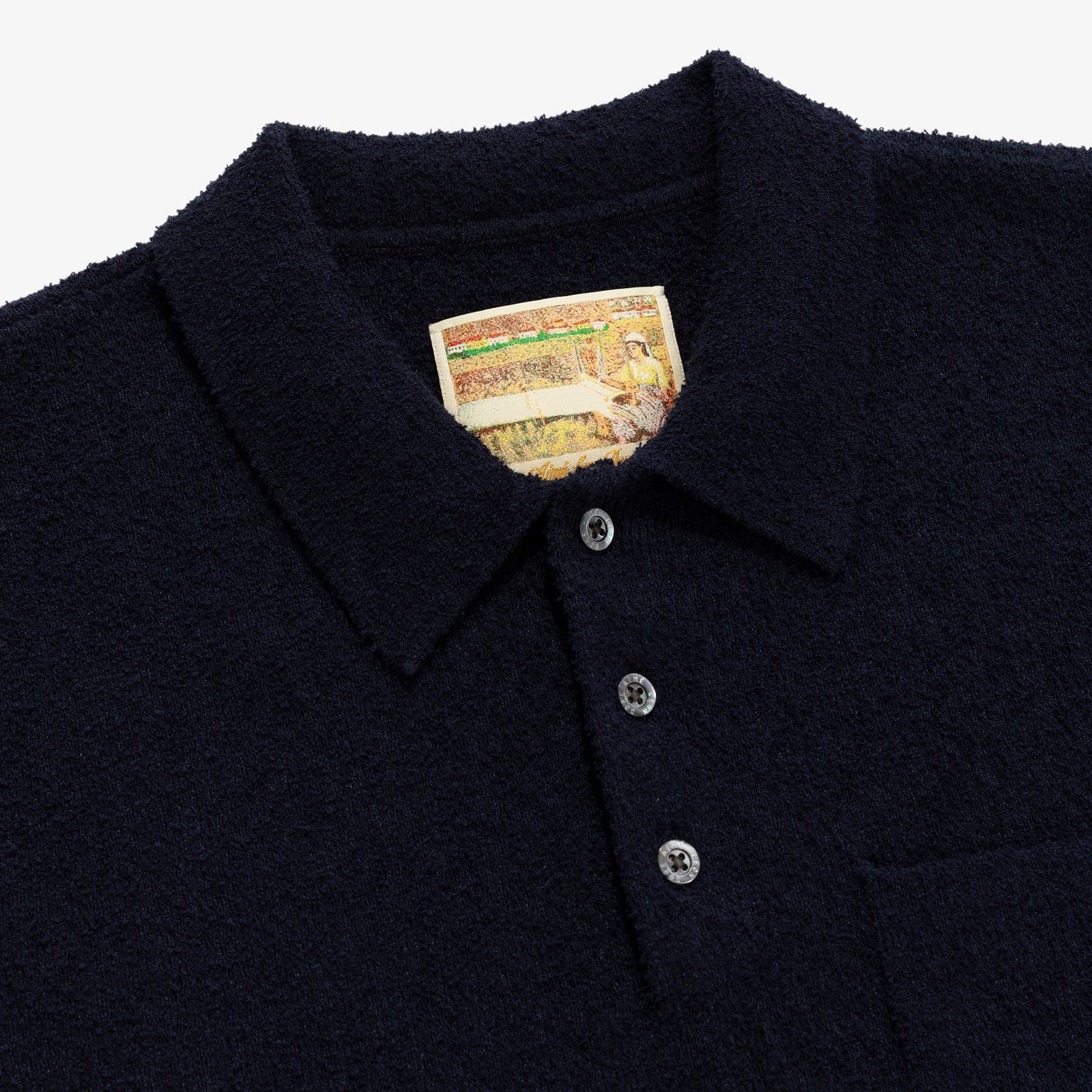 aime leon dore】terry knit polo (公式完売商品) トップス ポロシャツ