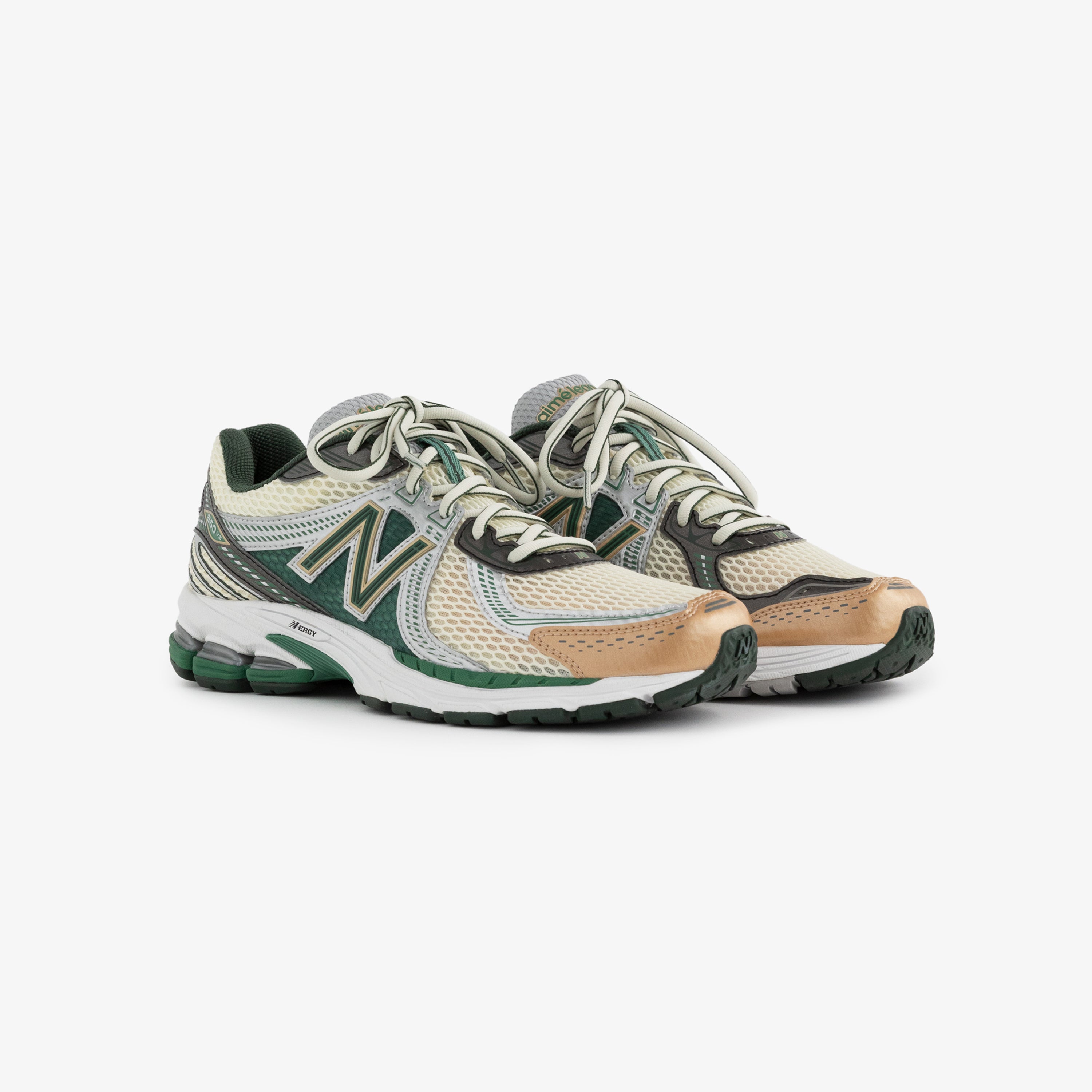 Aime Leon Dore × New Balance 860v2 green - 靴