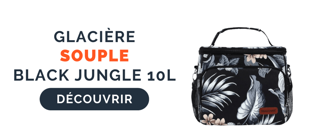 Glacière Souple Black Jungle 10L