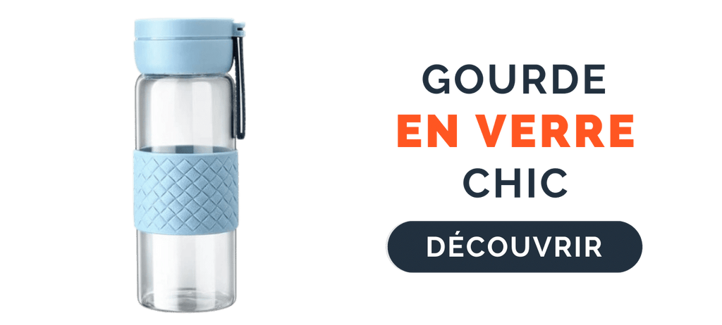 Gourde en Verre Chic