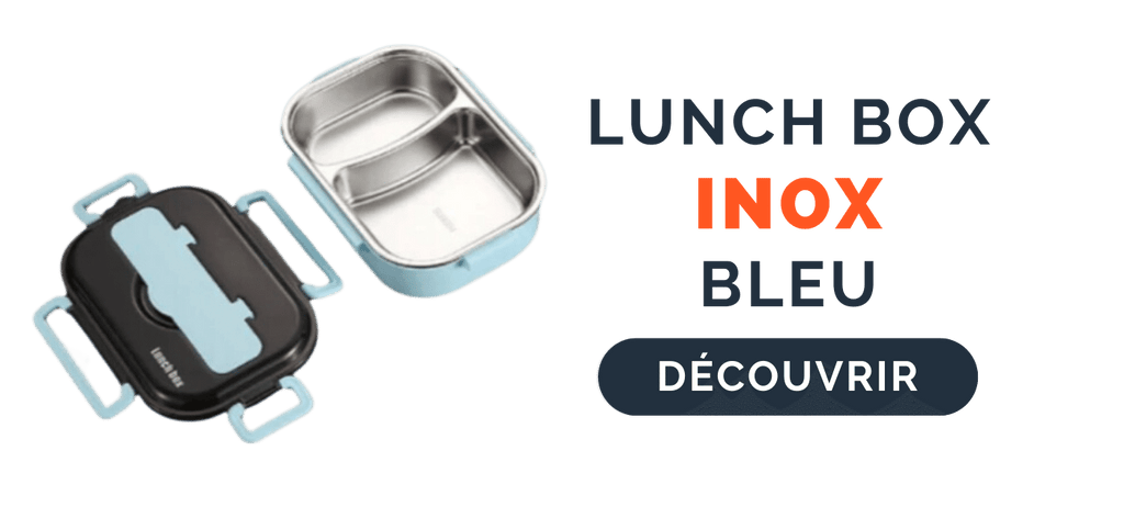 Lunch Box Inox Bleu