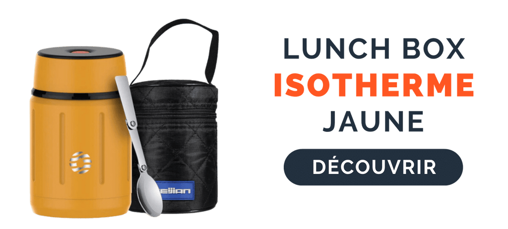 Lunch Box Isotherme Jaune