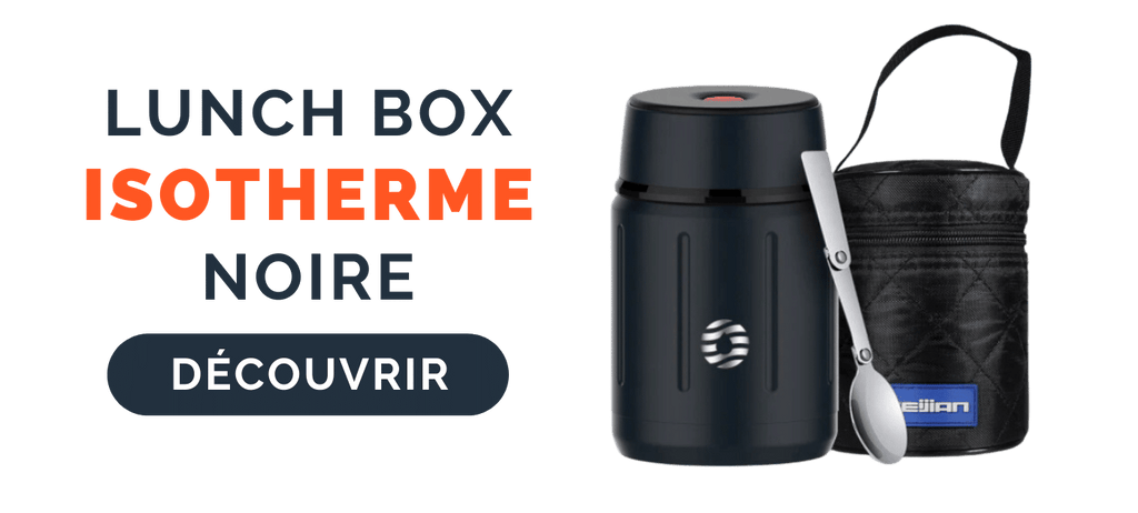 Lunch box isotherme en acier inoxydable - Thermos - Haute qualité