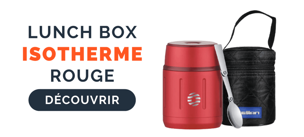 Lunch Box Isotherme Rouge